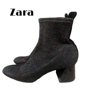 Zara glitter boots 38 7.5